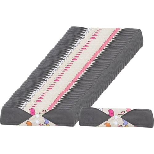 40x Washable Bamboo Cloth Menstrual Sanitary Pads Gray Bamboo Charcoal 12"
