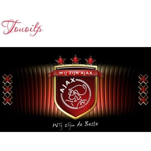 TOUOILP badge 5D Diamond Painting Full Square/Round Drill " football AJAX " 3D Embroidery Cross Stitch Mosaic Home Decor