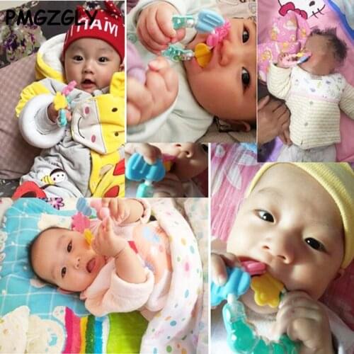 Newborn Teethers Shape Baby Like Teether Oral Care Silicon Baby Teether Molar Toothbrush Infant Training Tooth Toys Massager