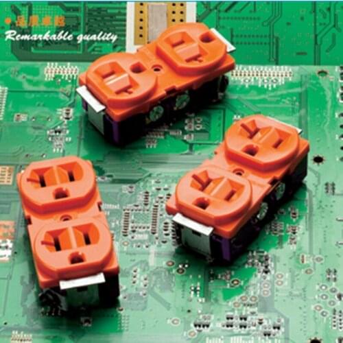 Travel Adaptor/Plug Converter 5-20 Double Socket us ac power socket