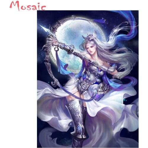 Fantasy women icons 5D DIY Diamond Painting"cartoon anime girl"Embroidery Cross Stitch Rhinestone Mosaic Painting 5d home Decor