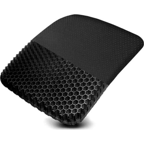 Gel Seat Cushion Double Thick Gel Cushion,Non-Slip Cover,Help in Relieving Back Pain Sciatica Pain Wheelchair Cushion Chair Pads