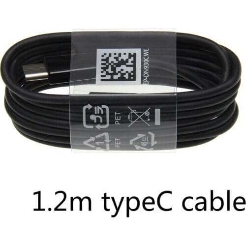 300pcs/lot USB C Type-c Cable Fast charging data cabel quick Charger 1.2m 2A for Samsung Galaxy S8 note7 S9 Original wholesale