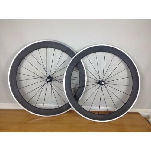 60mm alloy wheels clincher/tubular roue T800 carbon wheelset carbon road bike wheel V brake carbon wheels