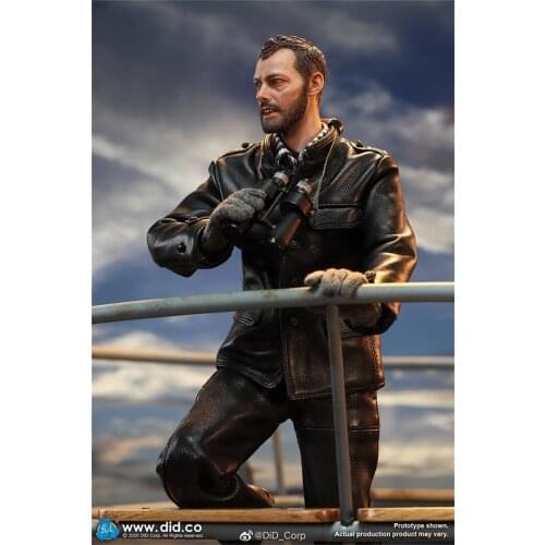 Big Sales Scale 1/6 Black Leather Combat Suit Dress Model DID D80149 U boat WWII General John For Usual 12inch Doll Collectable