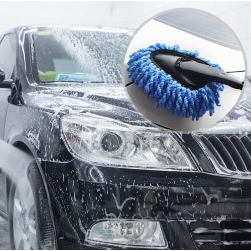 Hot Sales Car Wash Brush Vehicle Clean Tool Soft Mop Dusting Tool Microfiber Car Washing Cleaning Brushes Durable Set