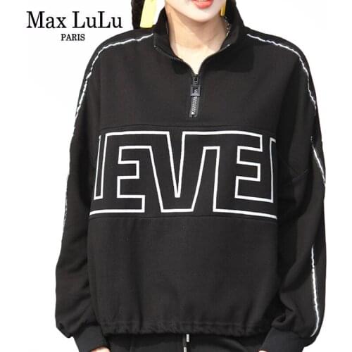 Женские толстовки с надписями Max LuLu China At AliExpress