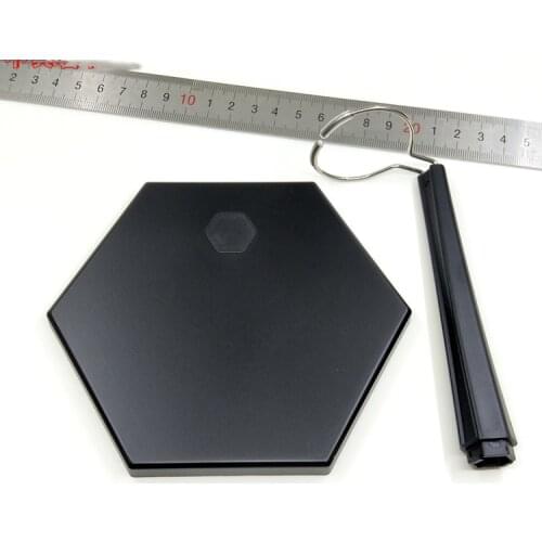 Hot Sales Scale 1/6th Fashion Trendy Black Soldier Doll Stand Platform Bracket Model For Usual 12inch Body Doll Accessories