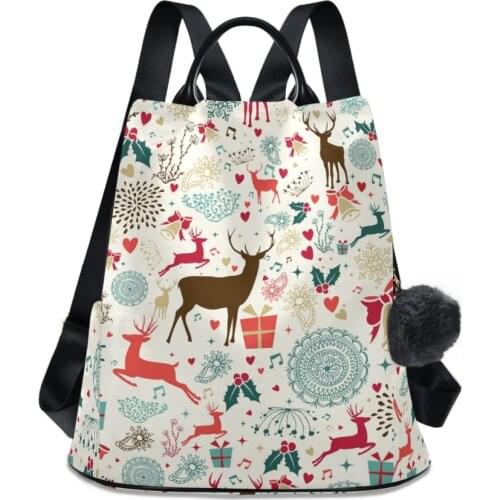 Fashion backpack women Christmas gift shoulder bags large capacity women backpack school bag for teenage girls ladies travel bag