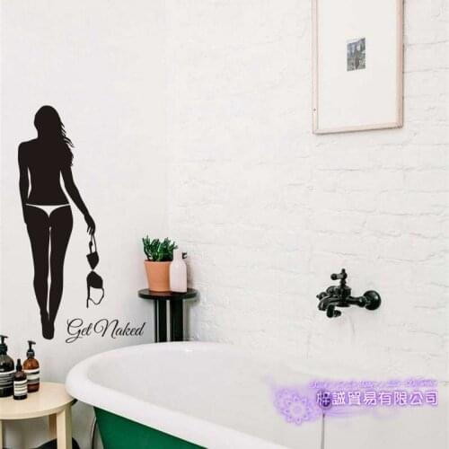 Naked Body Wall Sticker Bathroom Room Home Decoration Posters Vinyl Sticker Sexy Girl Wall Decal
