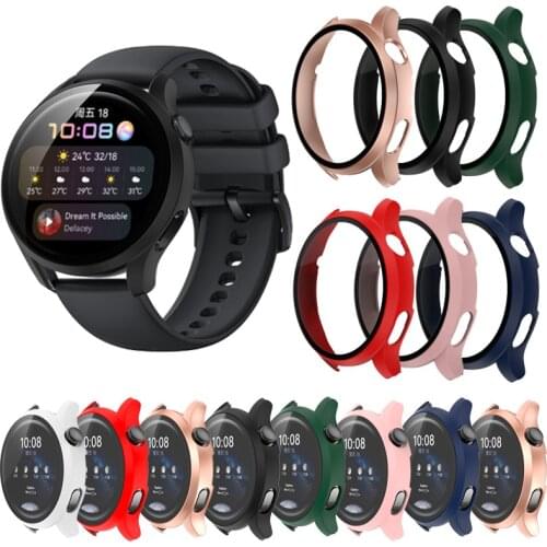 New Arrival Protect Cover For Huawei Watch 3 Tpu Soft Case Antifriction Protection Electroplating Matte Smart Watch Accessories