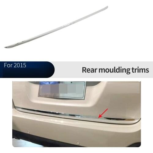 Rear Trunk Cover Tailgate Trim Door Molding Boot Garnish Bezel Trim FOR Subaru Outback 2015-2018