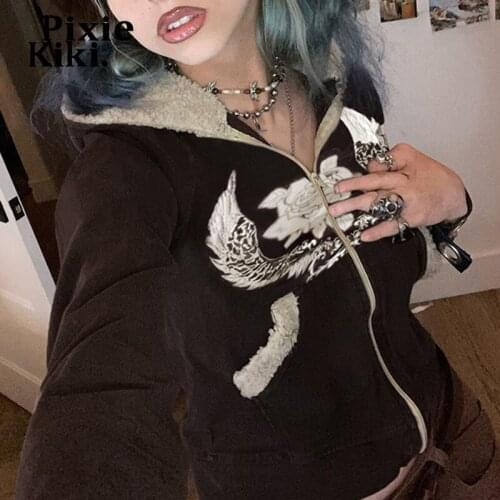 PIXIEKIKI Sweatshirts For Women