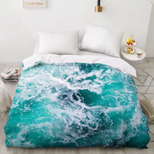 1PCS 3D Printed Sea Water Pattern Duvet Cover 240x220 King Size Printing NO Pillowcases And NO Sheets Home Textiles Comforter