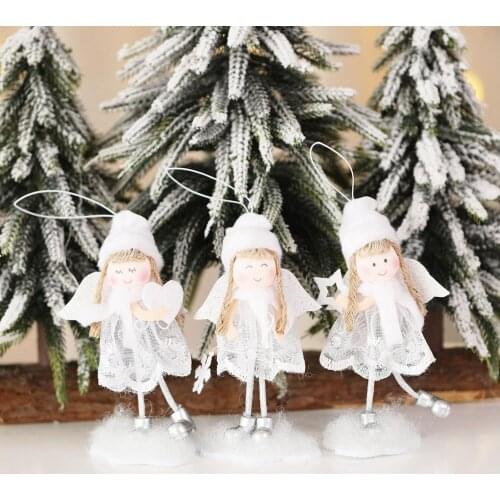 Christmas Ornament Crafts Decorative Christmas Tree Ornaments Christmas Cloud Angel Pendant christmas gift Navidad
