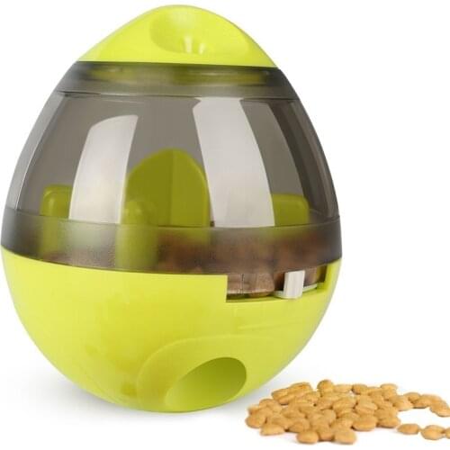 2019 Stretch Natural Rubber Leaking Ball Pet Cat Dog Interactive Toy Dog Chew Toys Tooth Cleaning Elasticity Balls