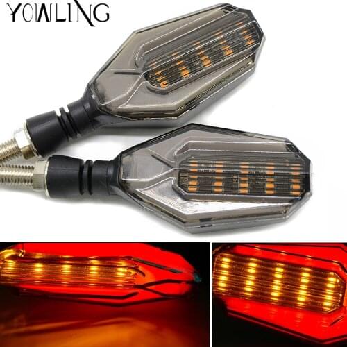 Universal Motorcycle Turn Signal Indicators LED 12V Blinkers For Honda CR125 CR250R CRF150R CRF250R CRF250X CRF450R CRF450X