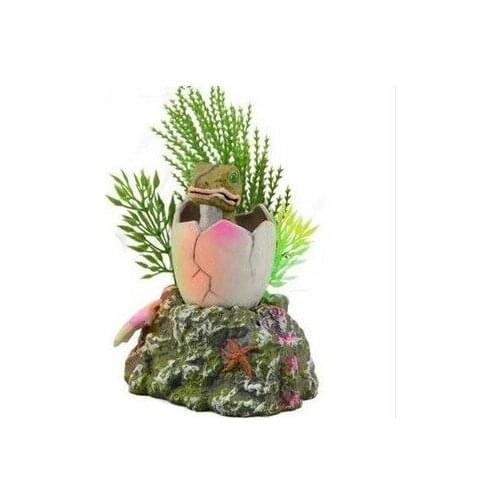 Aquarium Fish Tank Decoration Aerodynamic Fish Tank Decoration Scenery Simulation Aerodynamic Oxygen Breaking Egg Dinosaur