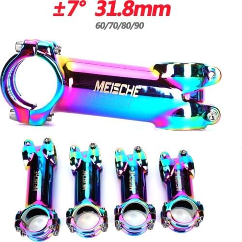 Mountain Bike Stem Bicycle Stem Aluminum Alloy 6061 Colorful Bicycle Stem Folding Bike Stem Bmx Bike Parts