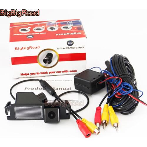BigBigRoad Car HD Rear View Camera Auto Backup Monitor Waterproof For Hyundai Rohens i10 i20 2008-2018 Solaris Verna Hatchback