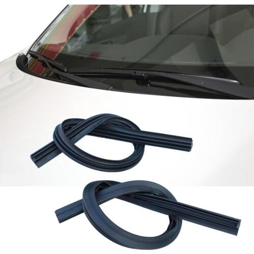 Car Wiper Blade Refill Insert Rubber strip Windscreen Frameless 2pcs/set For Nissan Qashqai 2016 2017 2018 2019 Auto accessories