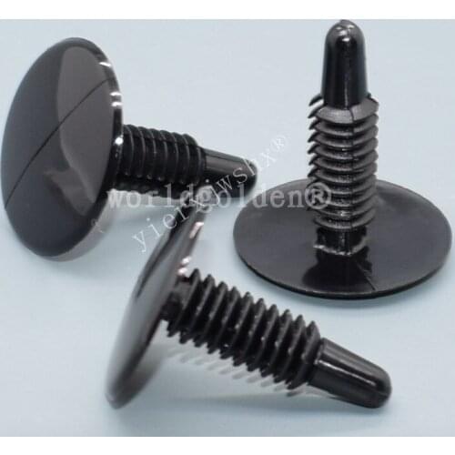 Yierxjwshx 8mm Car Interior Door Trim Panel Retainers Clip Auto Plastic Fastener For Ford 1980-On 388930-S