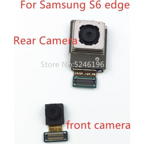 Back big Main Rear Camera front camera Module Flex Cable For Samsung Galaxy S6 edge G925F G925S.K.L G925A.V.T.P Replace Part