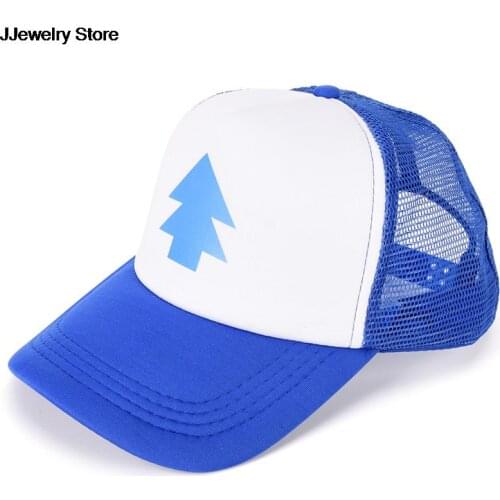 Women Men Trucker Baseball Cap Pine Tree Dipper Gravity Fall Mesh Hat Adjustable 1 PC