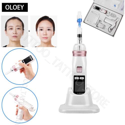 10pcs 5/9 pins Korea EZ Mesogun Water mesotherapy Needles cartridge Manual Injection pinhead Injector Needle Tip Cartridges