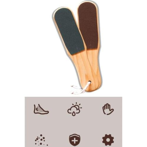 10pcs/lot Wood Foot File Callus Remover Scrubber Professional Pedicure Feet Rasp Removes Cracked Heels,Dead Skin,Corn