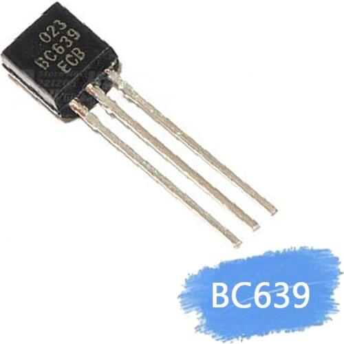 100pcs/lot BC639 BC640 BC546B BC547B BC548B BC556B BC557B BC558B BC559B in-line triode transistor TO-92 0.1A