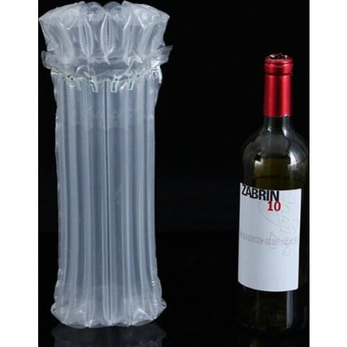 1000pcs Air Filled Protective Wine bottle Wrap Inflatable Air Cushion Column Wrap Bags Anti-fall cushion air column bag