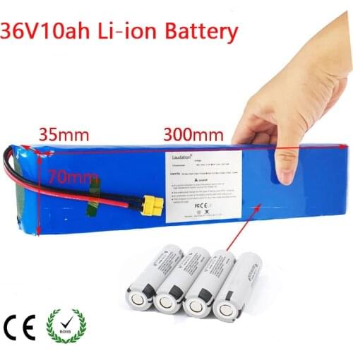 Electric Bicycle Battery Pack 36v 10ah 10S 3P 500W High Power and Capacity 42V Motorcycle Scooter with 15 A B M S XT60