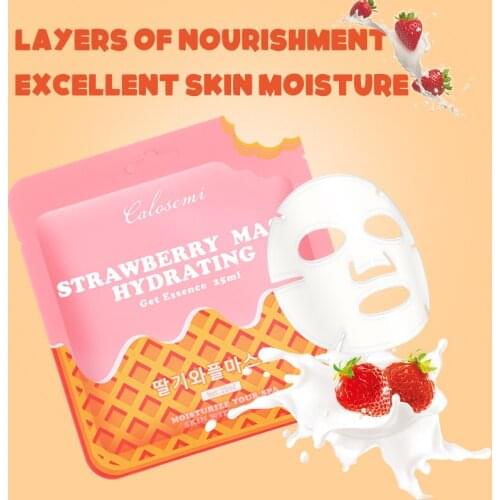5 pieces Facial Mask Deep Cleansing Oil Control Skin Rejuvenation Shrink Pore Foam Mask