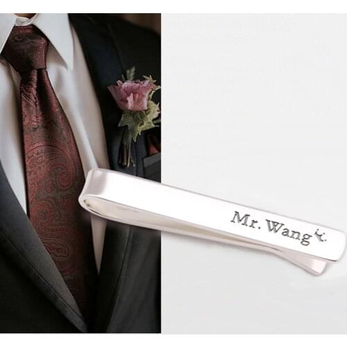 Amxiu Custom Name 925 Sterling Silver Cufflinks Jewelry For Men Suit Tie Clips Accessories Personalized Wedding Business Gifts