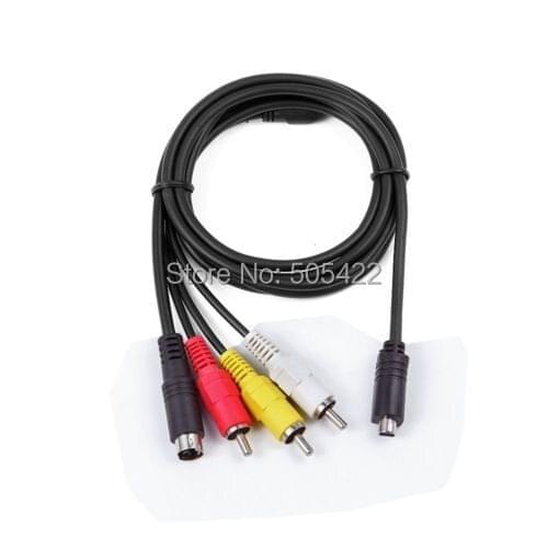 AV A/V Audio Video TV-Out Cable Cord Lead For Sony Camcorder Handycam DCR-HC26/e DVD703E SR7E SR8E SR11E SR12E SR42E HC28/e