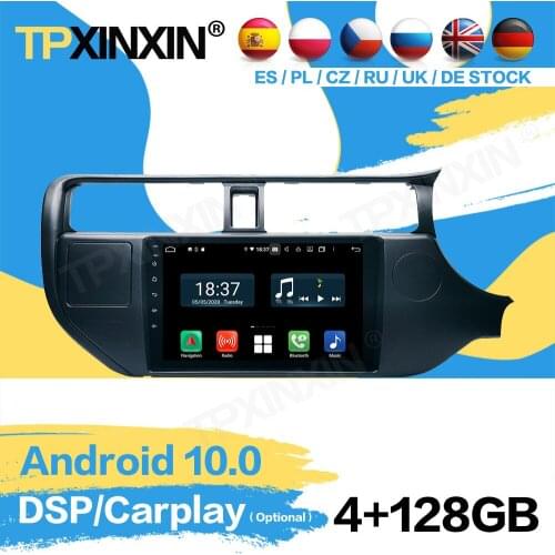 Carplay 2 Din Car Radio Stereo Receiver Android 10 For KIA RIO RHD 2012 2013 2014 GPS Navigation Player Video Receiver Head Unit
