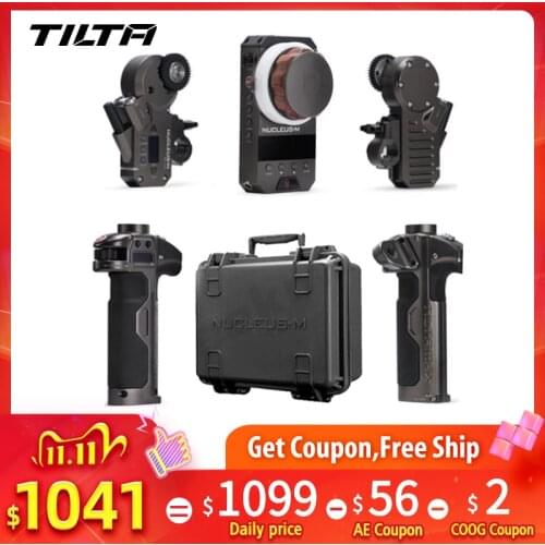 TILTA Nucleus-M Wireless Follow Focus Lens Control System Nucleus M for 3-Axis Gimbal for Arri RED Tilta Max for DJI RONIN S