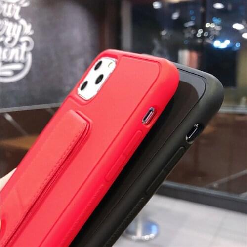 Wrist Strap Case For iPhone 12 11 Pro Max XS X XR 7 8 Plus 11Pro 8Plus 12Pro iPhone12 Phone Magnetic Cover With Stand Sit Holder