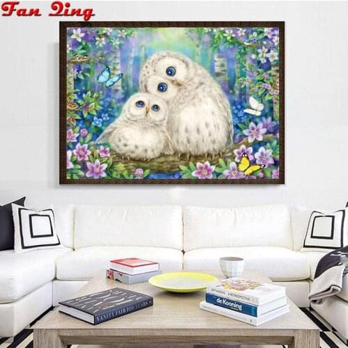 DIY Diamond Painting butterfly owl flower landscape Diamond Embroidery Picture Diamond Cross Stitch 5d Home Decoration painting