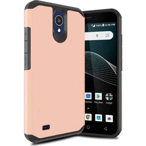 Dual Layer Hybrid Armor Case For AT&T Axia Shockproof Anti Scratch Protective Soft TPU & Hard Back Cover