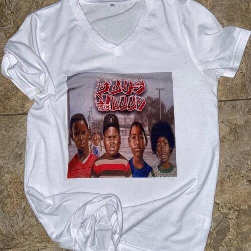 Boys N The Hood Graphic Tee Tre Doughboy Ricki Lil Chris T Shirt Fast Shipping! Custom Prints