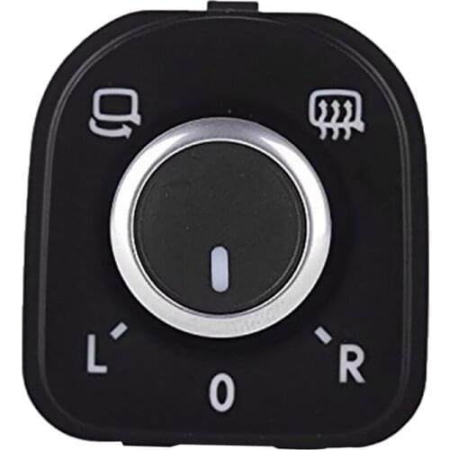 Chrome Mirror Adjust Knob Switch For VW Jetta Golf GTI MK5 MK6 Passat Rabbit