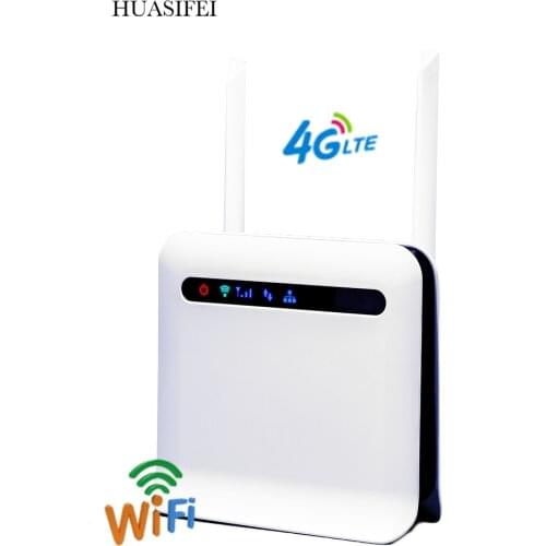 HUASIFEI lte 4G Gigabit dual-band Wireless 2.0USB router 2.4G+5.8G wi fi router with 4G sim card unlimited, 32 WIFI devices