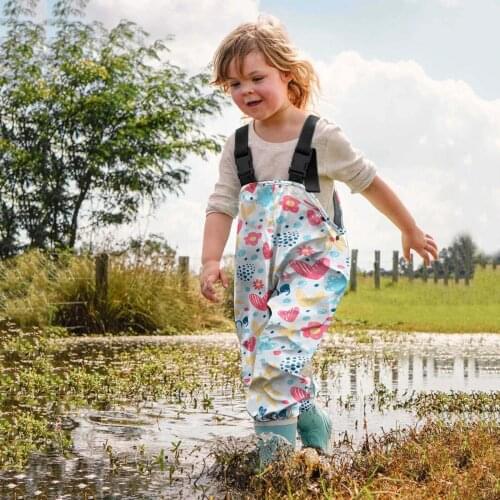 Teen Kids Boys Girls Rain Jumpsuits Clothes Rain Dungarees Windproof Waterproof Mud Jumpsuit 2-11 Years Toddler Clothing