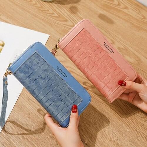 Long Womens Wallet Female Purses Tassel Coin Purse Card Holder Wallets Female Pu Leather Clutch Money Bag Pu Leather Wallet