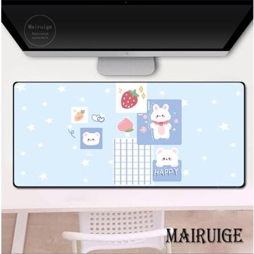 Cartoon 40*90CM Mouse Pad Girly Super Large Table Mat Student Waterproof Desktop Pad Large Desk Mat Antislip Office Stationary