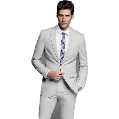 Men Suits Single Breasted Wedding Groom Suit With Pants Tuxedo For Men Wedding Suits Prom Best Man Suit Jacket+Pants Custom Made