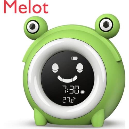 New Design Cartoon Frog Children SleepTraining Digital Alarm Clock