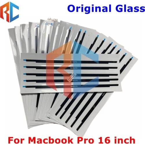 LCD Screen Glass Trim Logo Bezel Front Display Cover for MacBook Pro 16 inch A2141 Silver Grey